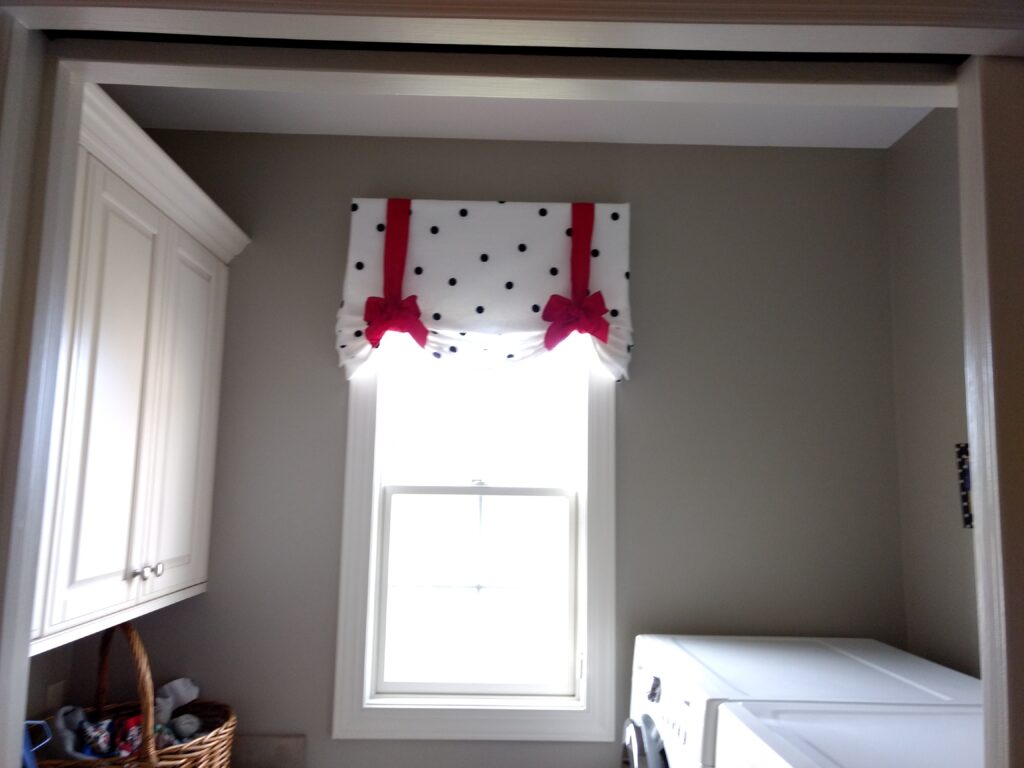 window treatments for laundry rooms