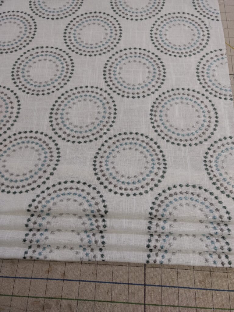 Pleated With Half Circles