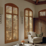 Real Wood Arch Top Shutter