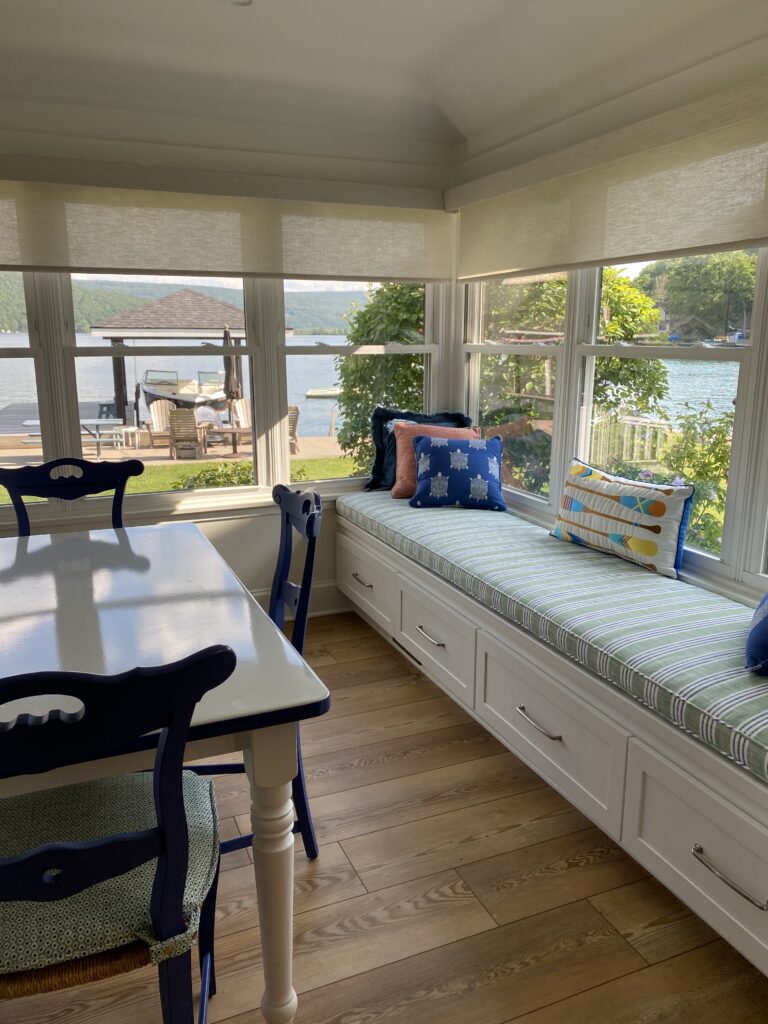 Finger Lakes Cushions, Pillows, & Roller Shades