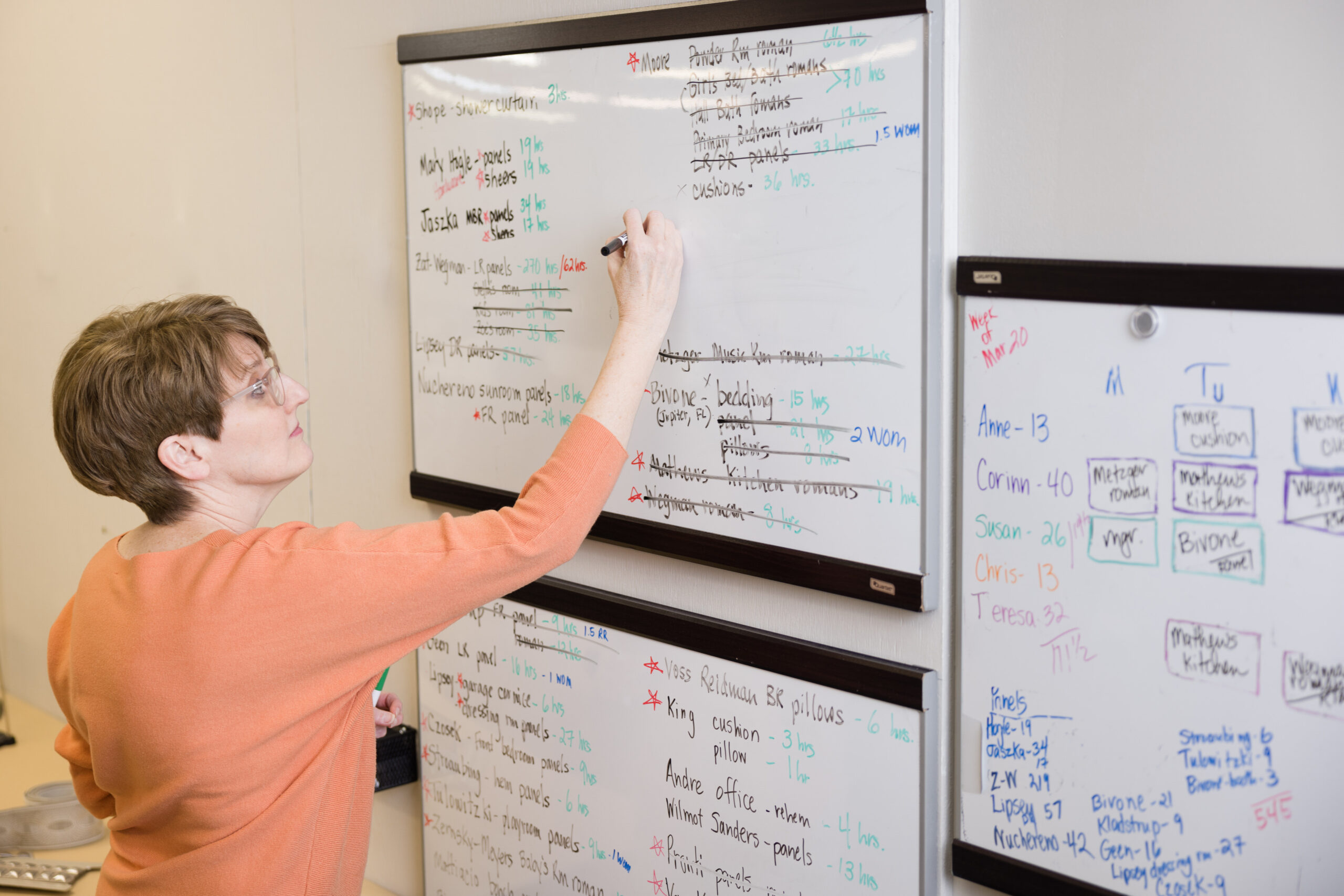 Updating the fabrication job board.